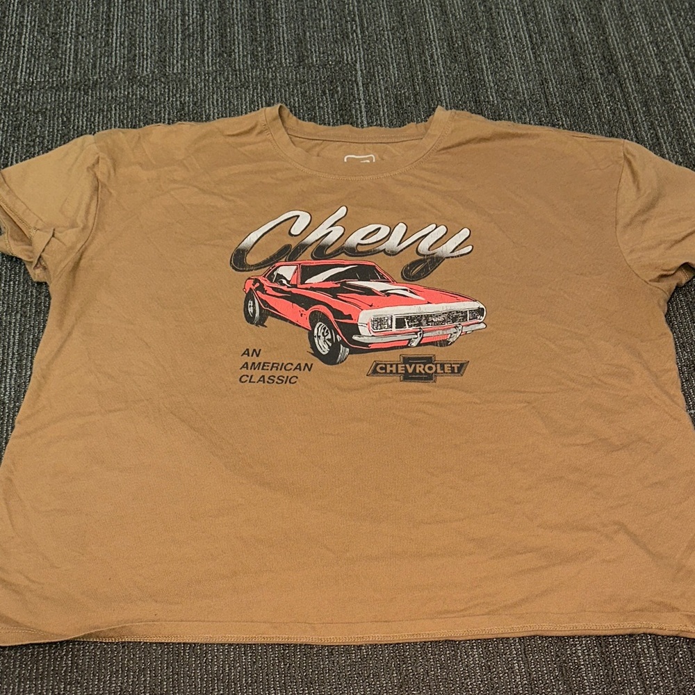 Maurices Tan Chevy Graphic Tee